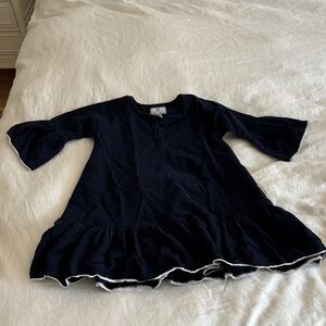 Petite Plume Girl’s Navy Flannel Arabella Nightgown